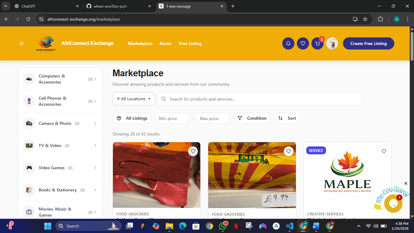 AfriConnect Exchange